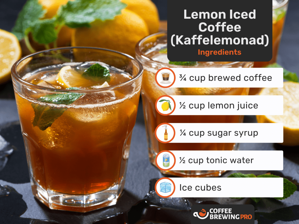 lemon iced coffee kaffelemonad
