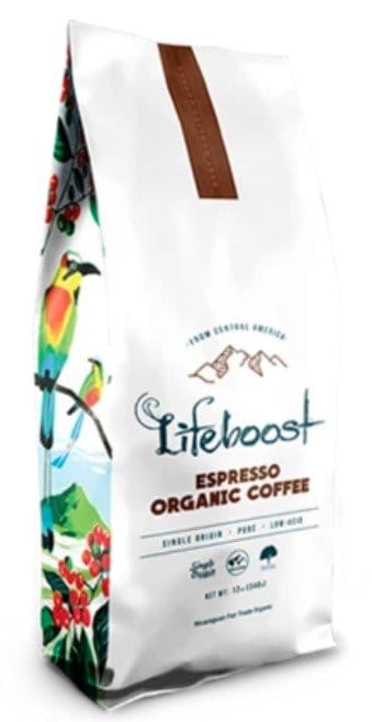 Lifeboost Espresso Organic Coffee