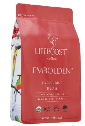 Lifeboost Coffee Embolden Dark Roast