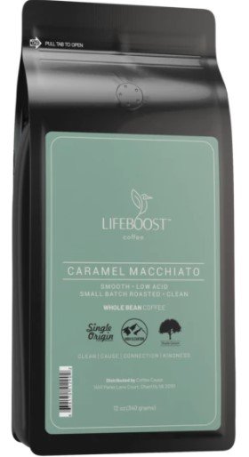Lifeboost Caramel Macchiato Decaf